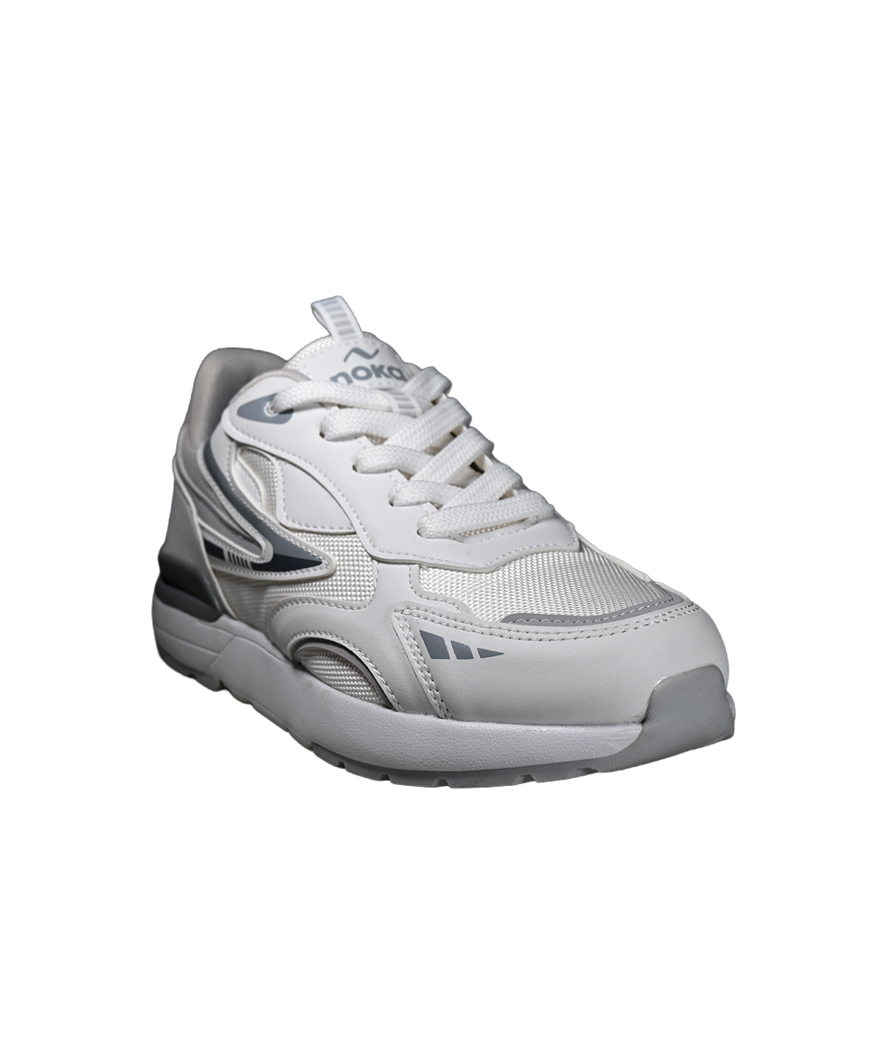 KADIN NEFES ALABİLİR PANEL DETAY TEKSTİL BAĞCIKLI SPOR SNEAKER BEYAZ