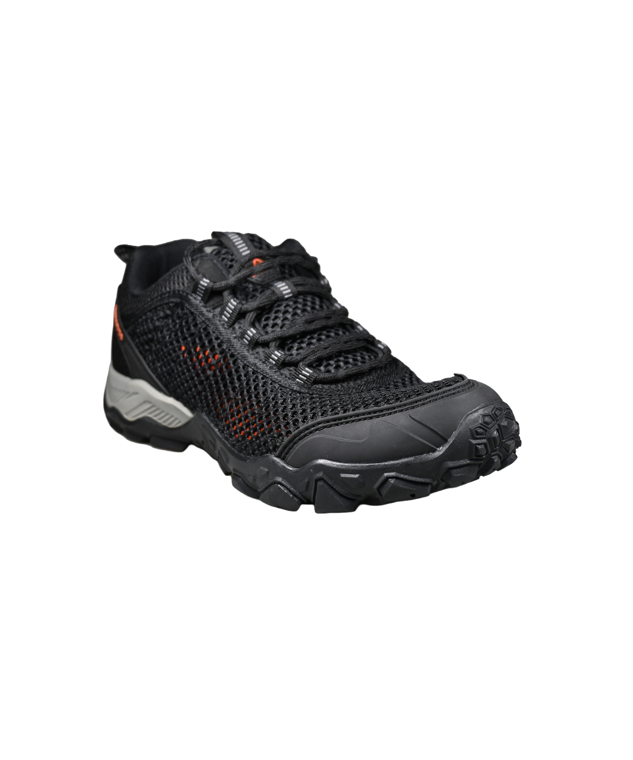 ERKEK OUTDOOR TREKKİNG SPOR AYAKKABI - NEFES ALABİLİR FİLELİ SİYAH