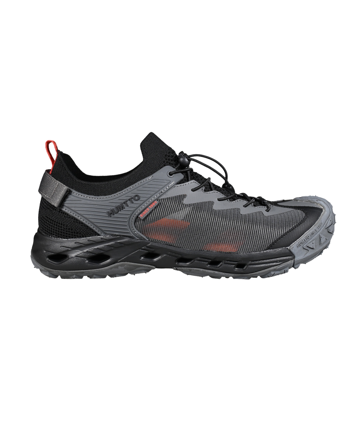 ERKEK OUTDOOR HIZLI BAĞCIK KAYMAZ DARBE EMİCİLİ SPOR AYAKKABI GRİ