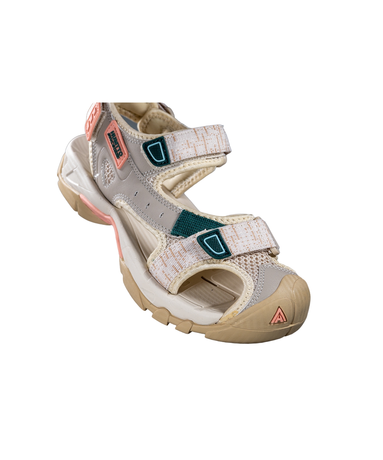 KADIN SU TAHLİYE TABANLI CIRTLI OUTDOOR SANDALET BEJ