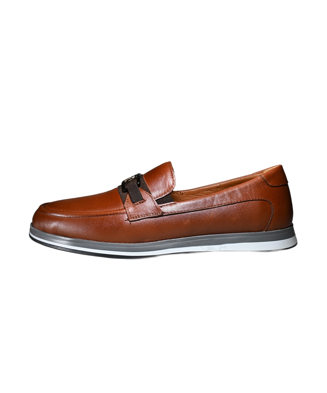 ROYAL ERKEK METAL TOKALI LOAFER AYAKKABI TABA
