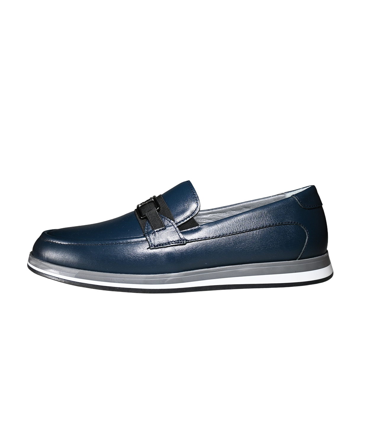 ROYAL ERKEK METAL TOKALI LOAFER AYAKKABI LACİVERT